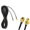 16ft WiFi Antenna Extension Cable RG174 RF SMA Male to SMA Female Coaxial Cable Low Loss Gold Plated Pigtail for Wireless LAN Router Bridge External Antenna Equipment view 1