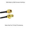 10ft WiFi Antenna Extension Cable RG174 RF SMA Male to SMA Female Coaxial Cable Low Loss Gold Plated Pigtail for Wireless LAN Router Bridge External Antenna Equipment 4pack view 2