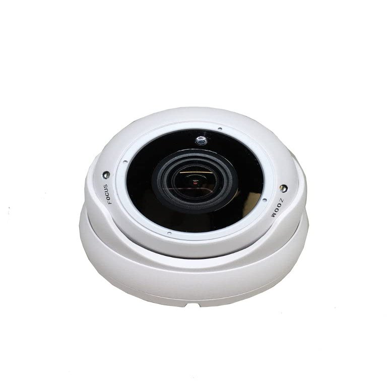 101 Audio Video Inc. 1080P 4in1 (HD-TVI, HD-AHD, HD-CVI, CVBS Standard Analog) STARVIS Image Sensor 2.8-12mm Varifocal Lens Dome Camera (8 Pack, White)