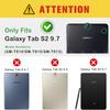 ALILANG Case for Samsung Galaxy Tab S2 9.7 Inch Case (SM-T810/SM-815) with Pen Holder & Multiple Viewing Angles, Folding Smart PU Leather Cover for Samsung tab S2 9.7 Case (Red) view 2