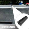 X AUTOHAUX 3cm Antenna Cap Car Panel Short Stop Thread Rod Antenna Roof Decorative Cover Auto Adapter Radio with 4 5 6cm Aluminum Alloy Adapter view 2