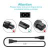 2 Prong AC Power Cord Fit for ONN. 100008736, JBL PartyBox 100 200 300 1000 310 710 1000 On-The-Go Bluetooth Speaker,JBL Boombox 3, ION Game Day Speakers Charger Supply Replacement Charging Cable view 2