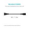 2 Prong AC Power Cord Fit for ONN. 100008736, JBL PartyBox 100 200 300 1000 310 710 1000 On-The-Go Bluetooth Speaker,JBL Boombox 3, ION Game Day Speakers Charger Supply Replacement Charging Cable view 4