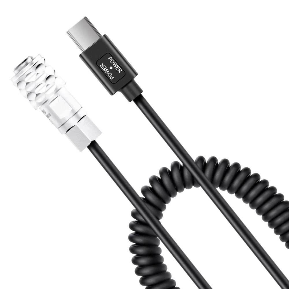 FOMITO 12V USB-C PD Power Cable for Blackmagic Pocket Cinema Camera 4K 6K BMPCC to Type-C PD Trigger