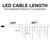 Heceltt Christmas Lights Outdoor, 49FT 480 LED Ice Lights for Outside, 90 Drops Ice String Lights with 8 Modes, Waterproof Timer & Memory for Outside Decor, Yard, Garden, Eaves, Patio, Party (Blue) view 4