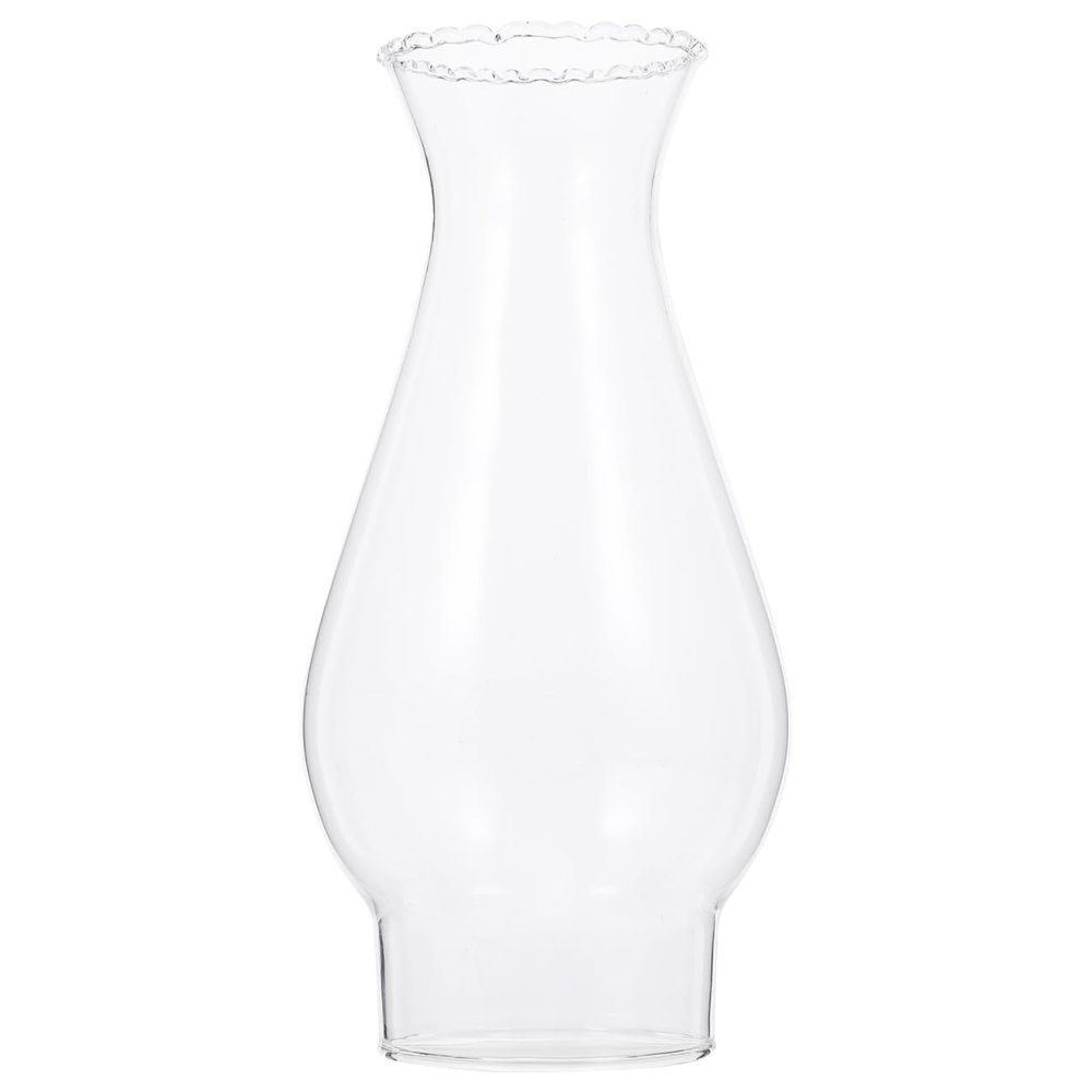 Glass Kerosene Lamp .08In X 3.14In Windproof Oil Lamp Cover Retro Style Replacement Lampshade for Decorative Lighting and Diy Oil Lamps