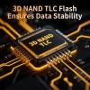 Ediloca 512GB SSD Internal Solid State Drive 2.5" SATA III 6Gb/s, 540MB/s Read Speed 3D TLC NAND, 512GB SATA SSD PC/Laptop Upgrade, Shock-Resistant & Drop-Proof(ES106) view 4