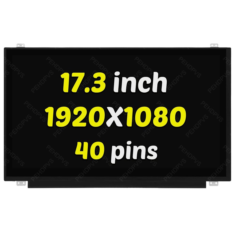 PEHDPVS 17.3" Screen Replacement for ASUS Strix Scar GL703GS-DS74 GL703GM-WS71 LCD Screen FHD 1920x1080 IPS 40Pin 144Hz Laptop Replacement Display Panel