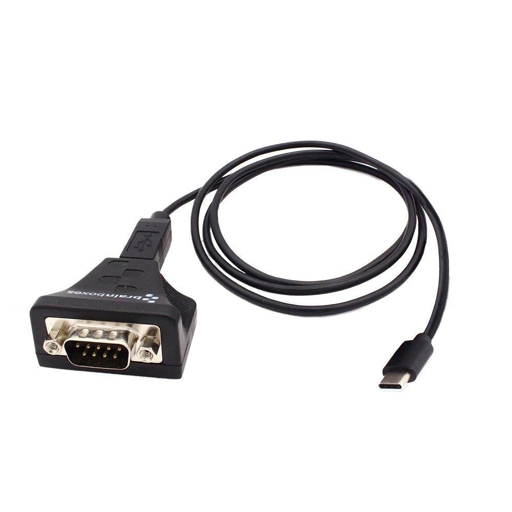 Brainboxes US-720 Usb-c 1 Port Usb 422/485 Serialadap Indust L -40f To +176f Temp Range