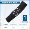 Minatee Volleyball Arm Sleeves Passing Hitting Forearm Sleeves with Protection Pads and Thumb Hole for Youth Girls Kids Women(1 Pair,12 Inch) view 3