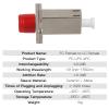Duogalia Fiber Optic Adapter - 1 Pack FC Female to LC Female Connectors Hybrid Singlemode & SingleMode LC/UPC Male to ST/UPC Female Connector Hybrid Optical Adapter/Coupler, Flange view 2