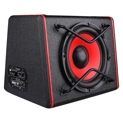 10-Inch Modified Car Subwoofer, 12V24V High-Power Active Car Speakers, Dual Speakers Full-Frequency Low-Frequency Adjustable Shock Bass