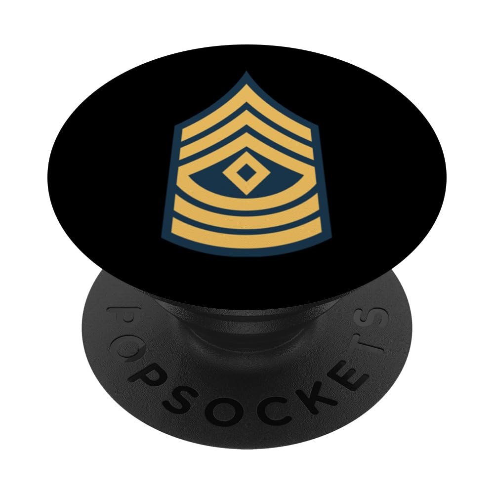US Army Rank - First Sergeant (E-8) - 1SG PopSockets Adhesive PopGrip