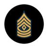 US Army Rank - First Sergeant (E-8) - 1SG PopSockets Adhesive PopGrip view 3