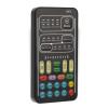 Portable Mini Voice Changer Device, Multifunctional Sound Changer Live Broadcast Sound Card for Mobile Phone Computer Game Devices, Handheld Microphone Voice Changer 8 Sound(I9 English Edition) view 1