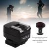Hot Shoe Adapter with Extra PC sync Connection Port & 3.5mm Mini Phone Connection Port Camera for Flash Speedlite view 2