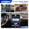 MOOKAKA 15" Radio Replacement Android Car Stereo 2 din GPS Navigation Head Unit for GX400 GX460 2010-2017 Multimedia Player Tesla Style Autoradio IPS Touch Screen Wireless Carplay DSP view 3