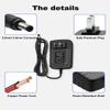 12V 2A DC Power Supply Adapter, AC 100-240V 50-60Hz to 12 Volts 2 Amps, Power Cord with 5.5mm x 2.5mm Barrel Jack, Tip Center Positive view 4