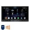 Alpine iLX-507 Shallow Chassis 7-Inch Multimedia Receiver Compatible with Apple Carplay and Android Auto with Alpine KTA-450 Power Pack Amplifier with Power Stack Bracket view 2