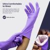 FMP Brands Cleaning Gloves, 12 Pairs Rubber for Washing Dishes, Non-Slip Dishwashing, Waterproof Reusable Latex Dish for Kitchen, Bathroom, Household, Gardening (Medium, Purple) view 3