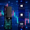 TechMagnet Trading Desktop PC Siwa 6 Intel Core i5-6500, 16GB RAM, 120GB SSD, 4TB HDD, 4 New 22 LED Monitors, 2 Network Cards, Trading Platform Support, MTG Keyboard & Mouse Windows 11 (Renewed) view 2