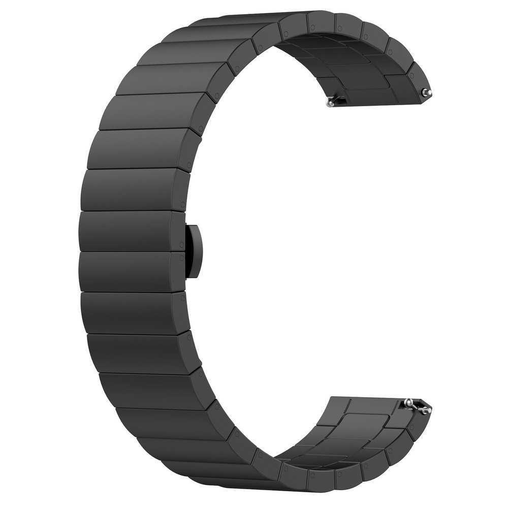 BabyValley Watch Bands Compatible for FITVII Slim Fitness Tracker, Stainless Steel Strap Replacement Wristband Adjustable Accessory Bands Strap for FITVII Slim Fitness Tracker Women Kids (Black)
