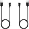 NineHorse Charging Cable Compatible with Garmin Forerunner 955 Charger Cord USB Cable Replacement Charger for Forerunner 955 Solar Charger Cable (Black&Black) view 1