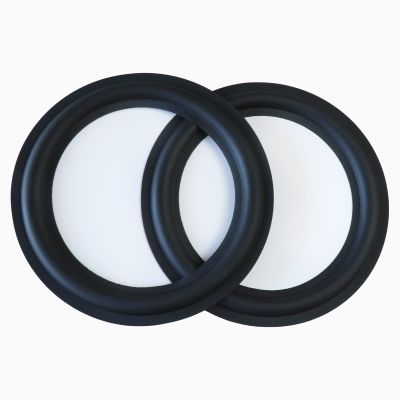 SPATHIPHYLLUM 2pcs 6 inch / 156mm Rubber Speaker Foam Edge Surround Rings Replacement Parts for Speaker Repair or DIY (Black)