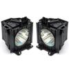 Dekain Dual Projector Lamp Kit for ET-LAD55W Panasonic PT-DW5000 DW5000E DW5000U PT-D5500 D5500E D5500U PT-D5600 D5600E D5600U Powered by Ushio NSH 300W OEM Bulb - 1 Year Warranty view 2
