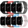 Compatible with Amazfit GTS 2e GTS 2 Mini GTSGTS2GTS 3GTS Bands, Adjustable Flexible Silicone Sport Elastic Wristbands Straps for Amazfit Bip U ProBipBip LiteBip SBip S liteBip U (8 Colors view 1