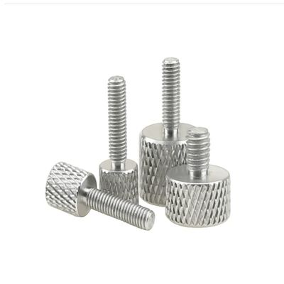 20 Pcs Aluminum knurling Fully Threaded Hand Twistscrew,for Motherboard Installation Etc.M3x4mm