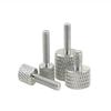 20 Pcs Aluminum knurling Fully Threaded Hand Twistscrew,for Motherboard Installation Etc.M3x4mm view 1