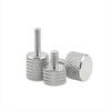 20 Pcs Aluminum knurling Fully Threaded Hand Twistscrew,for Motherboard Installation Etc.M3x4mm view 3