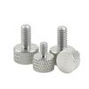 20 Pcs Aluminum knurling Fully Threaded Hand Twistscrew,for Motherboard Installation Etc.M3x4mm view 4