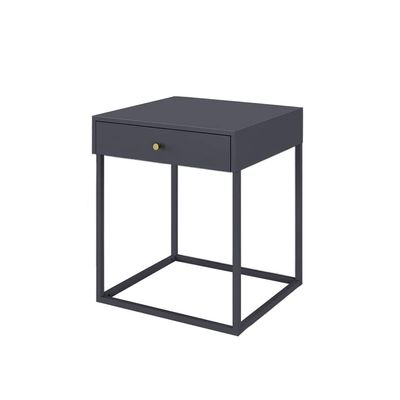 UNNS Bedside Cabinets Home Bedside Table Narrow Side Cabinet Living Room Bedroom Bedside Table Modern Minimalist Bedside Rack with Drawer Rack Nightstand (Color : Blue)