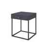 UNNS Bedside Cabinets Home Bedside Table Narrow Side Cabinet Living Room Bedroom Bedside Table Modern Minimalist Bedside Rack with Drawer Rack Nightstand (Color : Blue) view 1