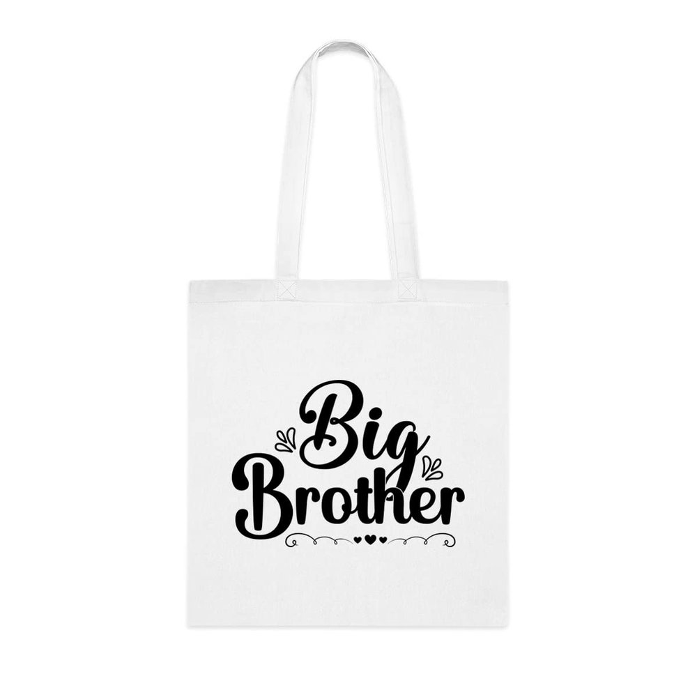 Big Brother Tote Bag, Brother Christmas Gift idea, Gift For Brother, Brother Shoulder Bag, Brother reusable Bags, Gift for Brother from Favorite Sister And Brother