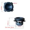 2PCS 3.5 Inch Full Range Woofers Speaker 4Ohm 20W Treble Mid Subwoofer Speaker Woofer Calm Loudspeaker Home Theater Car Audio (Size : 3.5 Inch) view 2
