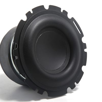 1PC 4.5 Inch Mid Woofer Speaker Unit 4Ohm 50W Deep Bass Subwoofer Large Rubber Loudspeaker Subwoofer Car Audio Home Theater DIY (Size : 4.5 Inch)