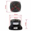 1Pc Speaker 4 Inch Subwoofer Deep Bass HiFi 40W 4/8Ohm Woofer Subwoofer Glass Fiber Woven Basin Loudspeaker Subwoofer Car Audio (Size : 4Ohm Squre) view 3