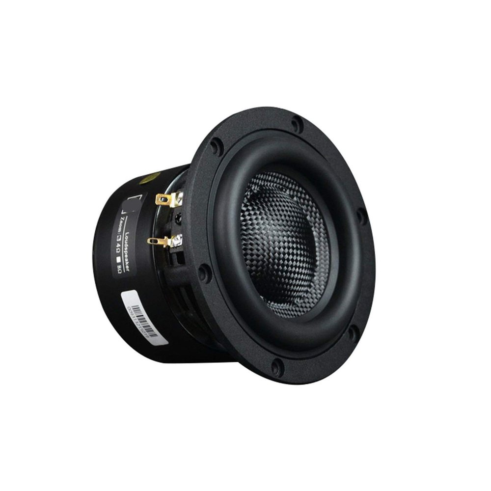 1pc 4 Inch Woofer Speaker Unit 40-80W Home HiFi Subwoofer Mini Poratble Computer PC Speaker DIY Car Audio for Home Soundbar System (Size : 8 Ohm)