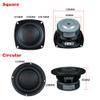 1Pc 4 Inch 50W High Power Subwoofer Speaker Woofer Car Audio Sound Crossover Loudspeaker Round Square DIY Part (Size : Round 8 OHM) view 3