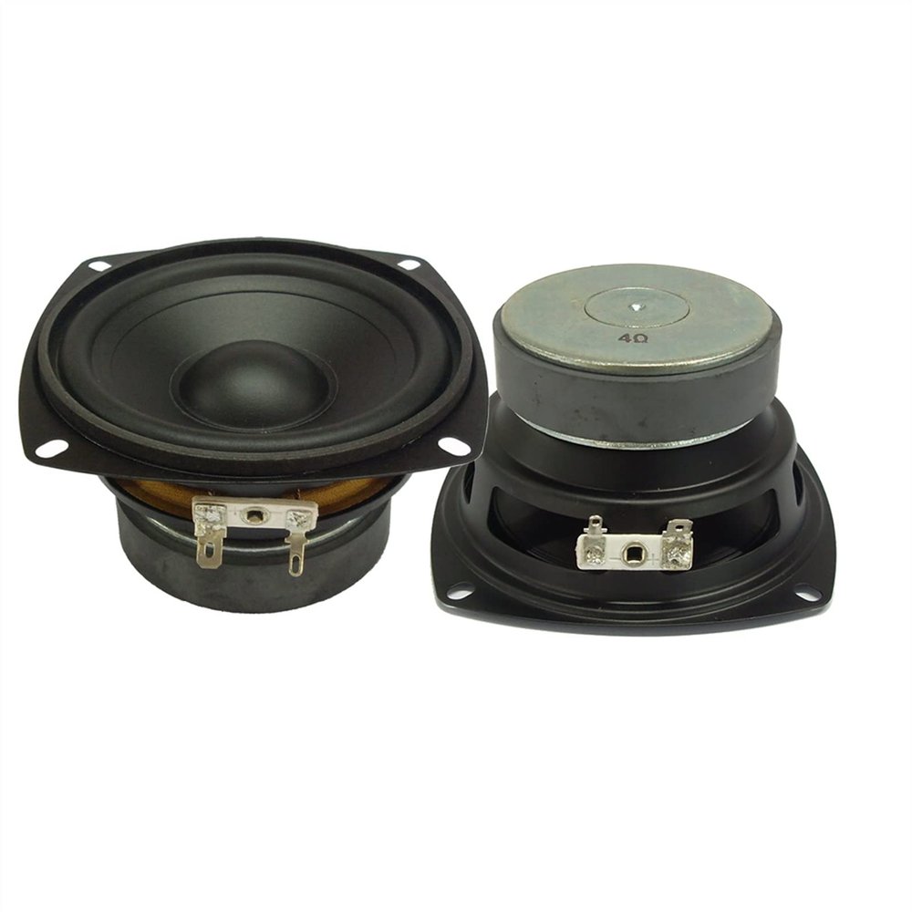 4 Inch Waterproof Subwoofer 4Ohm 8R 30W Mid-Bass Speaker for Outdoor Loudspeaker Car Audio Stereo Woofer (Color : 8ohm)