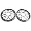 2Pcs 6 INCH 6.5 INCH SubWoofer Car Speaker Grill Mesh Enclosure Speakers Car Woofer Protection Cover Aluminum Decorative Ring (Color : 1set) view 1