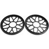 2Pcs 6 INCH 6.5 INCH SubWoofer Car Speaker Grill Mesh Enclosure Speakers Car Woofer Protection Cover Aluminum Decorative Ring (Color : 1set) view 4
