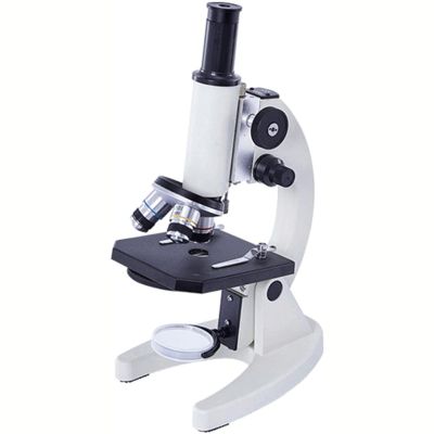 Feilx Monocular Microscope, monocular Straight Tube with 45 Tilt with Handpiece Clip,Powerful Biological Microscopes