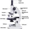 Feilx Monocular Microscope, monocular Straight Tube with 45 Tilt with Handpiece Clip,Powerful Biological Microscopes view 3