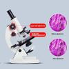 Feilx Monocular Microscope, monocular Straight Tube with 45 Tilt with Handpiece Clip,Powerful Biological Microscopes view 4