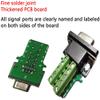 SHANFEILU DB9 Breakout Connector to Wiring Solderless Terminal RS232 D-SUB Female Serial Adapter 9pin Port Breakout Board Black Rubber Core with Case,Screwdriver,Nuts view 3