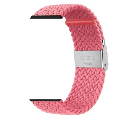 CZKE for Garmin Quickfit Watch Band 26mm Braided Nylon WatchBands (Color : Pink, Size : Quickfit 22mm)